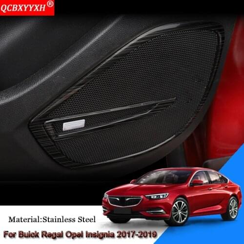 Car Door Horn Speaker Sound Frame Interior Sticker Sequins For Buick Regal Opel Insignia 2017-2019 Holden Commodore (ZB) 18-19