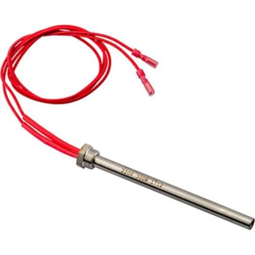 Pellet Stove Igniter Hot Rod Heating Tube Ignitor 10*140/150/170 mm M16*1.5 Thread For Fireplace Grill Stove 300/350W 220V