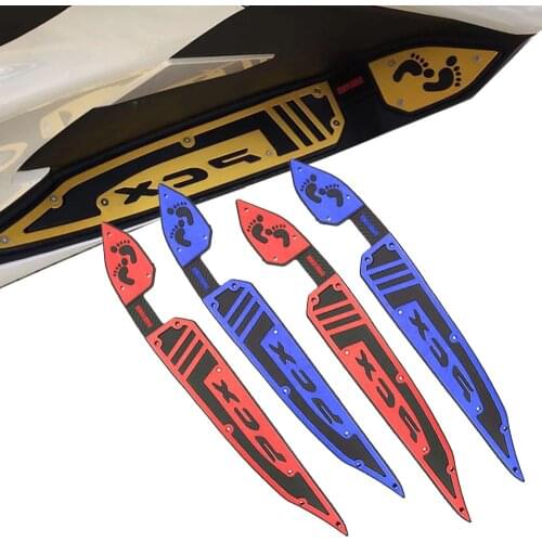 Foot Rest Pedal Pads Anti-Slip Accelerator Foot Mats Pads for Honda Pcx 125 150 18-19 Motorcycle Modified Aluminum Alloy Parts R