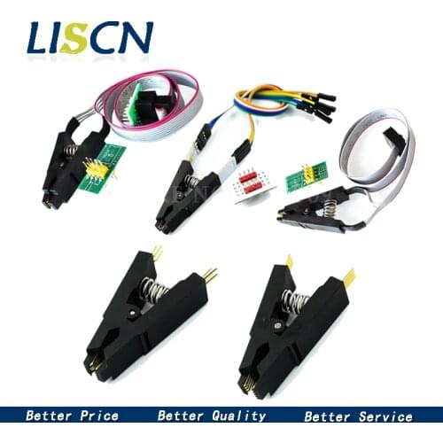 Programmer Test clip SOP8 Eight-pin BIOS clip Wide and narrow body 8-pin universal clip Adapter clip IC Socket Burning chip clip