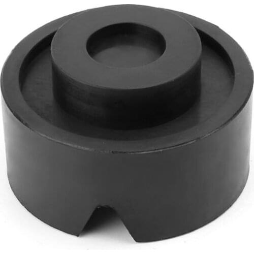 Black V-groove Car Jack Rubber Pad Anti-slip Rail Protector Support Block Heavy Duty For Car Lift
