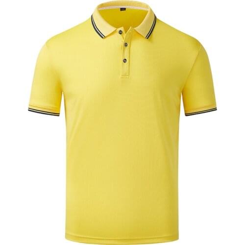 TH2007 Multi Colors Choice Polo Shirts For Golf Man With Flat Knit Collar Quick Dry Polyester Plain Style Short Sleeved Clothing