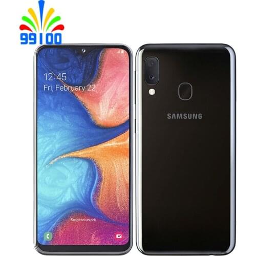 Refurbished Unlocked Cell Phone Samsung Galaxy A20E Dual Sim 5.9inch Full Screen 3GB+32GB Octa Core