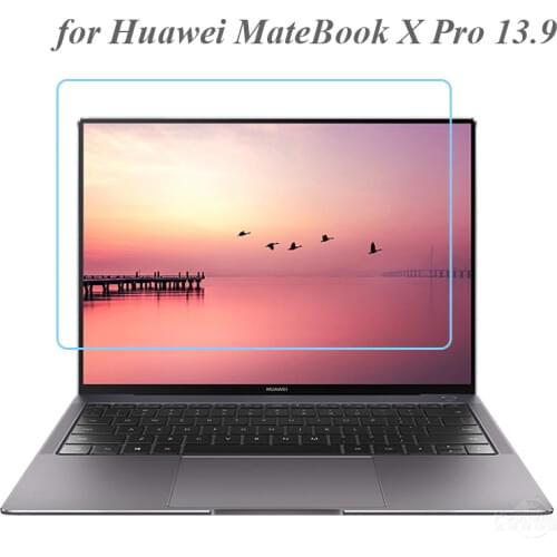 Laptop Screen Protector for Huawei Matebook X Pro 13.9 2019 2020 Notebook Tempered Glass 0.3MM 9H Transparent Protective Film