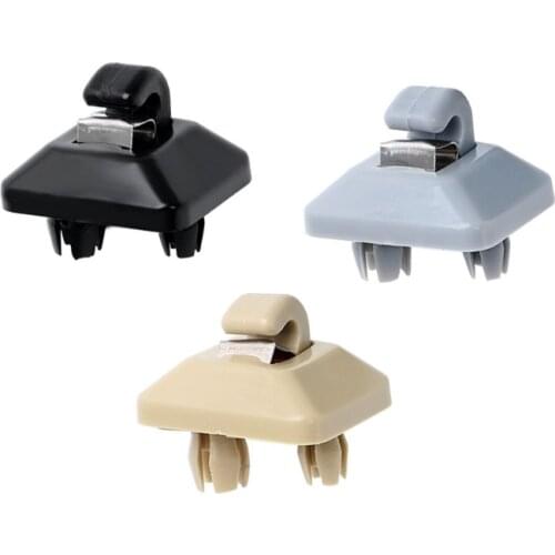 1Pc 8U0857562 ORETG45 Plastic Gray Sun Visor Clip Hook Holder for A1 A3 A4 A5 Q3 Q5 2013-2015 8U0857562 8E0857562 C45