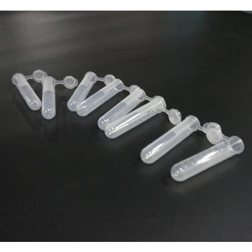 1000pcs 10ML Micro Centrifuge Tube Test Tubing Vial Clear Plastic Vials Container Snap Cap For Laboratory Sample Specimen Suppli