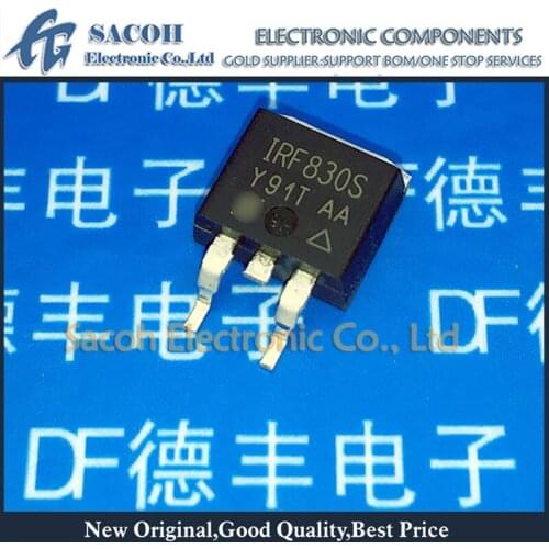 Free Shipping 10Pcs IRF830STRLPBF IRF830S IRF830AS IRF830 TO-263 4.5A 500V Power MOSFET