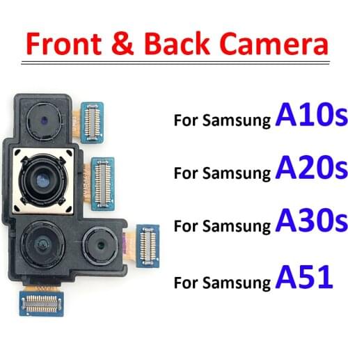 10Pcs/Lot, Front Main Back Rear Camera Flex Cable Module Ribbon For Samsung A10S A107F A20S A207F A30S A307F A51 A515F