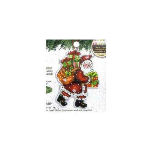 Dim 70-08912 Santa Claus pendant 2 cross stitch 11CT 18ct 14ct cotton thread embroidery DIY handmade needlework