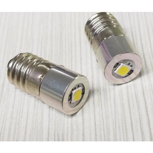 Good Price E10 1W 6V 4.5V 3V For LED Flashlight Bulb Torches Emergency Work Light Pure cold White