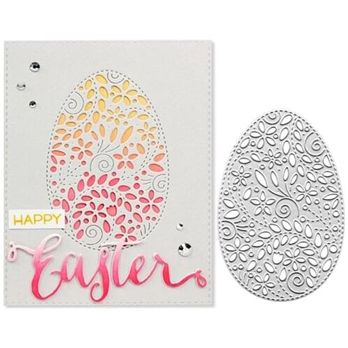 Julyarts Egg Stencils for Card Making New Cutting Dies For DIY Scrapbooking Card Stencil Paper Craft Handmade