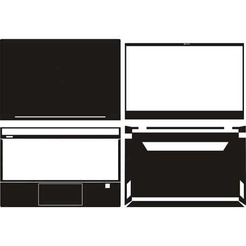 KH Laptop Sticker Skin Decal Carbon fiber Cover Protector for HP 13-aq0010TU aq0010TU 13.3"