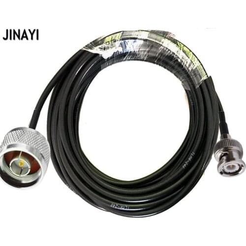 N male to BNC male Connector LMR-240 LMR240 RF coaxial Low Loss Coax cable 1m 3m 5m 10m
