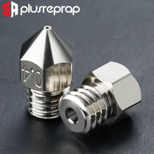 MK8 Plated Copper Nozzle for 3D Printer CR10 Ender 3/5 Alfawise U20 TronXY X5S Tornado High Temperature 1.75mm Filament