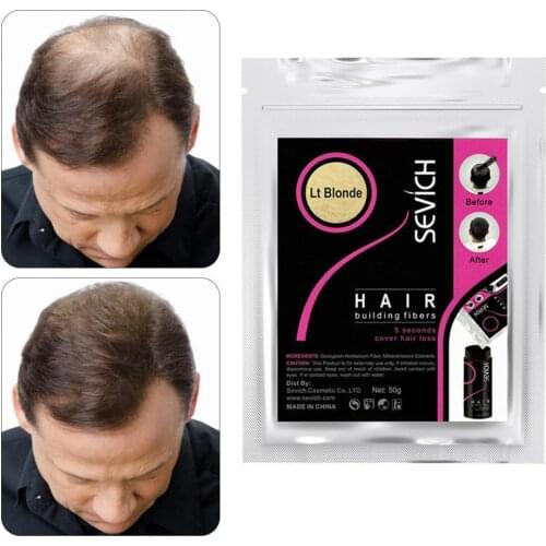 100g Hair Growth Fiber Thickening Hair Care Refill Hair Building Fiber Powder for Men