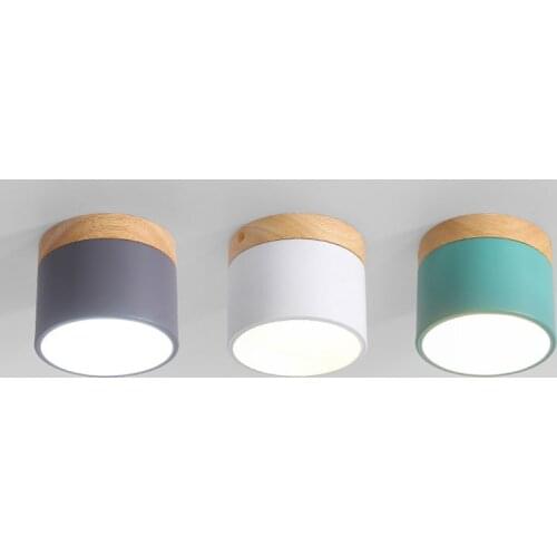 Nordic Iron Wood Ceiling Light Living Room Bedroom Modern Led Ceiling Lighting Stairs Lamp Kitchen Light Fixtures Bar Home Decor