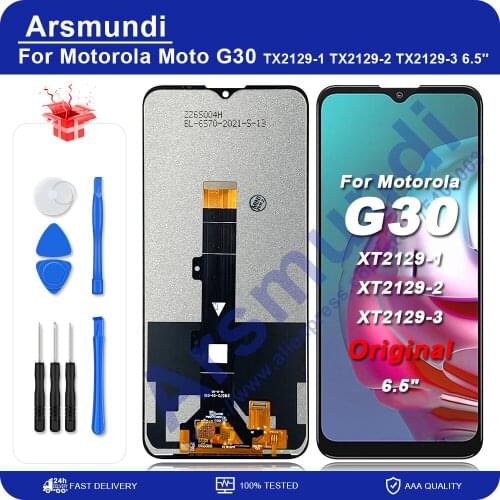 6.5'' Original For Motorola Moto G30 LCD Display Touch Screen Digitizer Assembly XT2129-1 XT2129-2 XT2129-3 Replacement