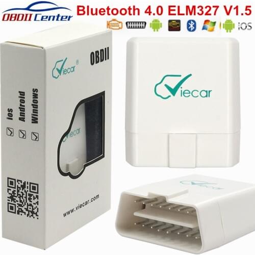 Viecar OBD2 Bluetooth 4.0 ELM327 IOS Andorid PC ELM 327 V1.5 PIC18F25K80 OBD II Code Reader Viecar 4 OBD2 Diagnostic Interface