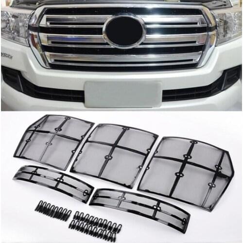 Car Front Grill Insect Net Insect Screening Mesh For Toyota Land Cruiser 200 LC200 Fj200 2008 -2019