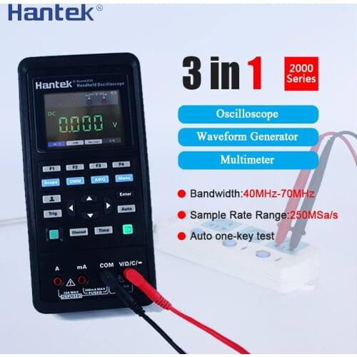 Hantek 2C42 2C72 2D42 2D72 Digital Multimeter tester Handheld Oscilloscope Usb Waveform Generator 3in1 Osciloscope Portable