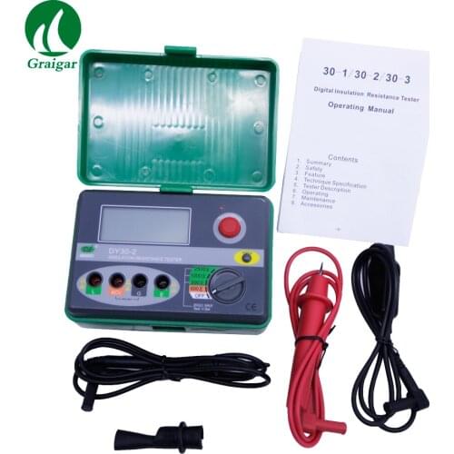 DY30-2 Digital Insulation Resistance Tester Auto Range 0-20G ohm