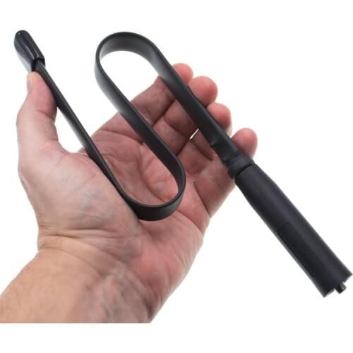 CS Tactical Antenna SMA-Female Dual Band VHF UHF 144/430Mhz Foldable For Baofeng UV-5R UV-82 UV-9R BF-888S Walkie Talkie etc