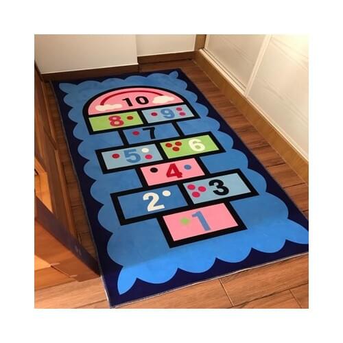 Childrens Hopscotch Boy Girl Cartoon Game Carpet Kindergarten Early Education Baby Crawling Mat Washing Mat