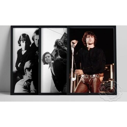 Jim Morrison Poster, Morrison Singer-Songwriter Wall Picture, Rock Singer Wall Art, Music Star Portrait Wall Painting, Fans Gift