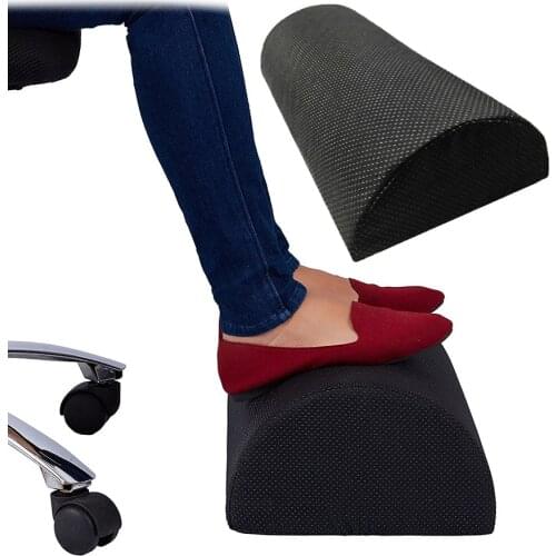 Ergonomic Feet Cushion Support Foot Rest Under Desk Feet Stool Foam Pillow For Home Computer Work Chair Travel