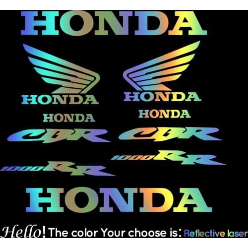 HONDA 1000RR Autocollants de mode pour Moto, protection pour réservoir, Motocross, Pegatinas