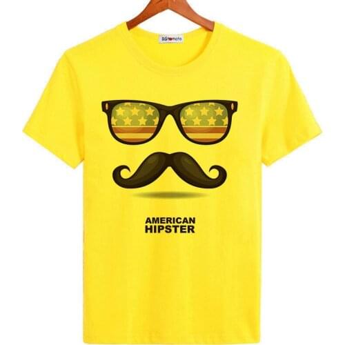 BGtomato handsome men funny creative t shirts unique new style future trends shirts Original brand design t shirt for man