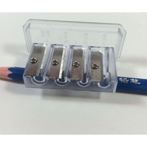 Multifunctional 4 Holes Charcoal Pencil Sharpener Long Core Lead Drawing Art Manual Sketching Drawing Supplies