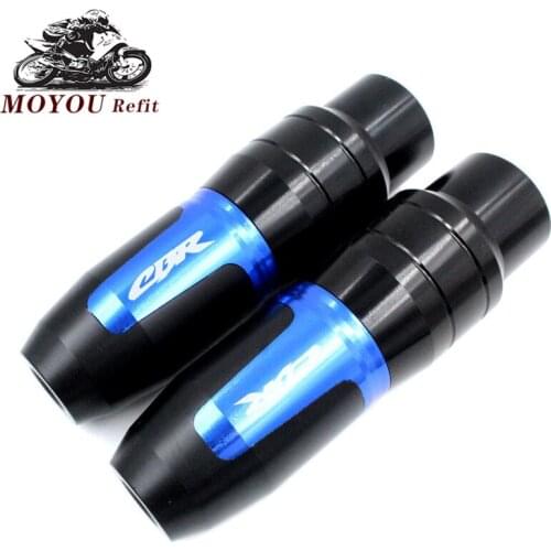 For HONDA CBR250R CBR300R CBR400R CBR500R Motorcycle CNC Frame Crash Pads Exhaust Sliders Crash Protector With logo