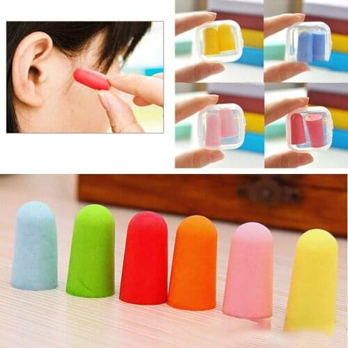 10/5/1 Pairs Anti Sound Noise Protection Kids Soft Foam Anti-noise Earplugs Snore Sleep Learning Hunting Ear Protector Earmuffs