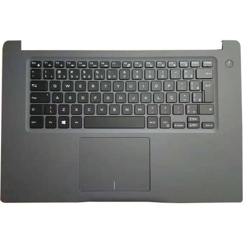 Original Laptop For DELL Inspiron 15 7560 7572 P61F Palmrest Upper Case US Backlit Keyboard 0RTJ7W RTJ7W AP1Q2000300