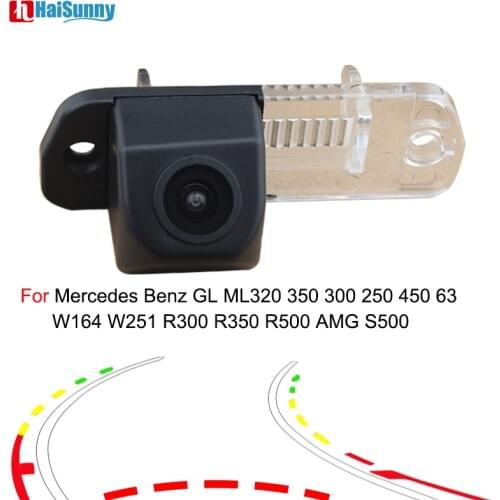 HD Car Parking Backup View Camera Dynamic Line For Mercedes Benz GL ML320 350 300 250 450 63 W164 W251 R300 R350 R500 AMG S500