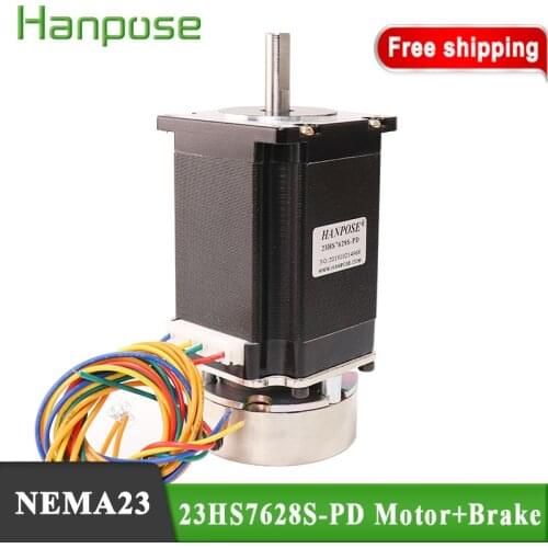 New product promotion 57 brake stepping motor integrated power off brake holding brake motor high torque for 3d printing