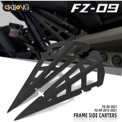 Motorcycle Accessory Frame Side Carters Cover Hose clamps Kit For YAMAHA FZ-09 FZ09 2013 2014 2015 2016 2017 2018 2019 2020 2021