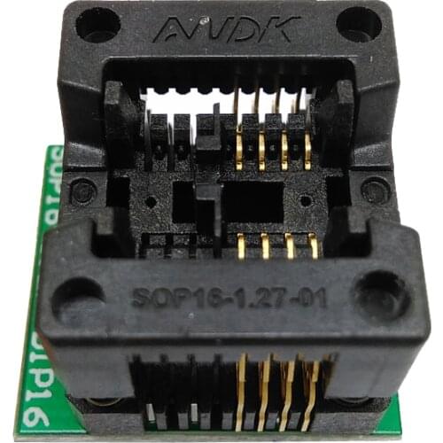 SOP8 SOIC8 SO8 To DIP8 Programmer Test Socket Pitch 1.27mm IC Body Width 3.9mm 150mil Programming Socket Adapter