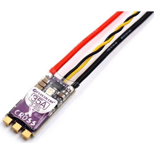 Instock Flycolor X-Cross BL-32 35A ESC 3-6s OPTO 32-bit Supports Dshot1200 Oneshot125 For RC quadcopter Racing Drones