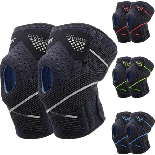 1Pc Quick Dry Breathable Spring Outdoor Sport Knee Pad Support Guard Patella Protector Running Compression Knee Sleeve Kneepads