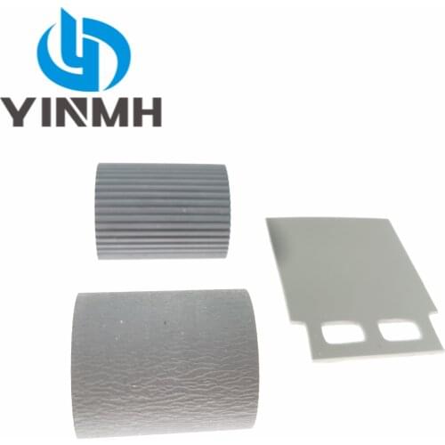 1Set Rubber Tires Kit L2685A L2685-60001 L2686A for HP Scanjet N9120 9120 ADF Separation Pad Rubber + Pickup Roller Rubber