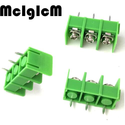 200pcs/lot 8.5mm pitch connector 10A 300V pcb screw terminal block connector 3pin KF8500-3P Free Shipping