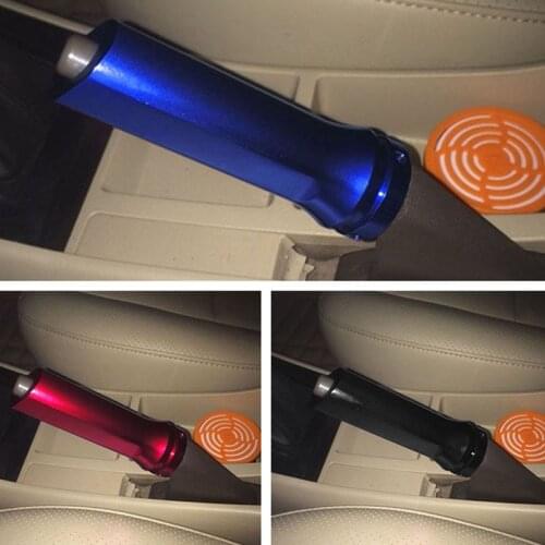 Aluminum Handle Emergency Parking Hand Brake Cover Grip Anti-slip Decoration Handbrake Sleeve For Universal Car