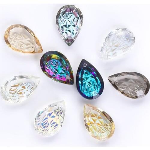 9x14mm Shiny Glass Rhinestones Pendant New Arrival Jewelry Stones Glitter Bracelets Rhinestones Flatback Crystals