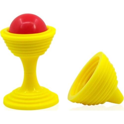 1set Beads Go No Traces Magic Cup Puzzle Novelty Toys Children Close-up Magic trick Props