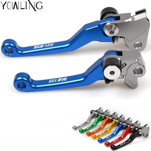 CNC Pit bike Pivot Foldable Motorbike brakes For YAMAHA YZ125 2015 2016 2017 2018 CNC Pivot Brake Clutch Levers Replacement