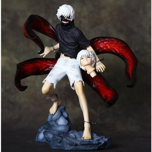 Good PVC 1/8 Scale 2 Heads Awakened Ken Kaneki Action Figure Tokyo Ghoul Anime Model Toy Collectibles Gift Decoration