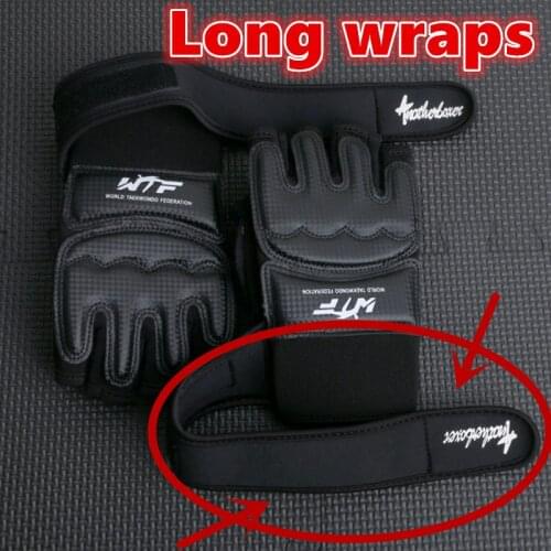 Hot Sale Taekwondo gloves hand protectors frighting pads karate MMA boxing muay thai black white Taekwondo hands guards gear