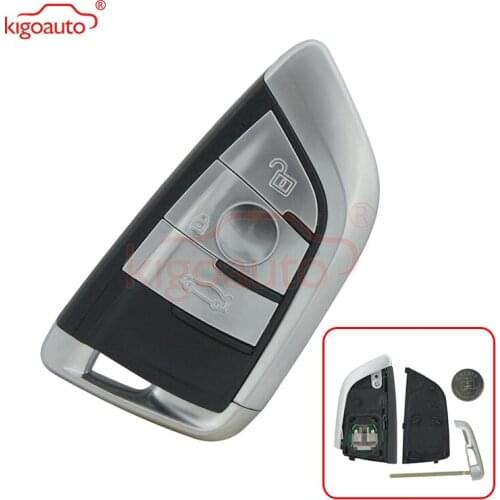 Kigoauto 3 Buttons 315mhz 434MHz ID49 chip pcf7945p FSK model Smart Car Key 9367398-01 for BMW X5 X6 Key Fob 936739801 key